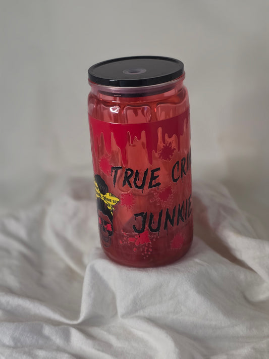 16oz True Crime Snowglobe Tumbler