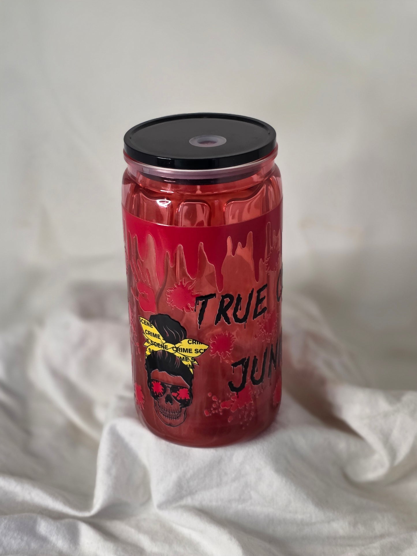 16oz True Crime Snowglobe Tumbler